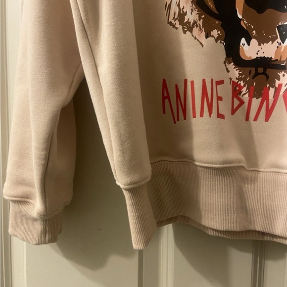 Anine Bing Cream Tiger Crewneck Sweatshirt - Picture 4 of 13